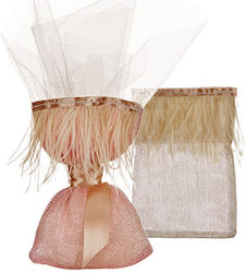 Pouch with Ostrich Feathers