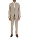 ARMANI COLLEZIONI SUIT TWO-PIECE SUIT STRIPED GREY