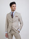 Beige Anzug Slim Fit MASSIMO