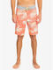 Quiksilver Surfsilk Men's Swimwear Shorts Fresh Salmon with Patterns