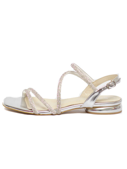 Repo Silver Strass Flat Sandal