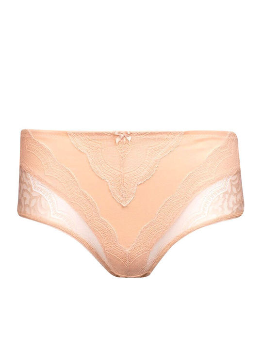 Midi lace bottom Smooth BOGDANA-Beige