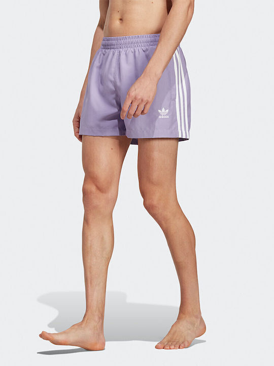 3-Stripes CLX Ανδρικό Μαγιό Σορτς Violet Fusion