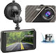 Andowl Car Digital Video Recorder Set 1080P with Screen 4 Inches and Rear Camera