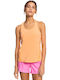 Roxy Bold Moves Women's Athletic Blouse Sleeveless Orange