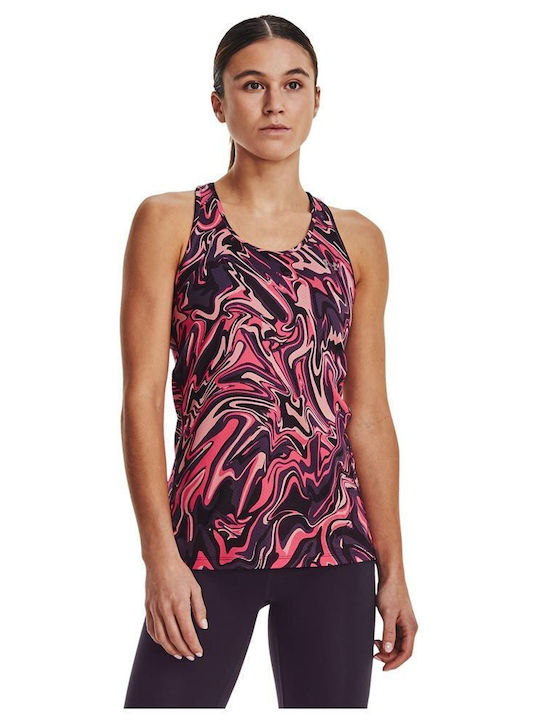 Under Armour Damen Sportlich Bluse Ärmellos Mehrfarbig