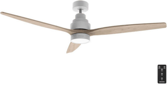 Cecotec EnergySilence Aero 5300 Ανεμιστήρας Οροφής 132cm με Φως Μπεζ / Λευκός