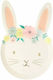 Meri Meri Farfurie Floral Bunny pentru Petreceri 8 Bucăți