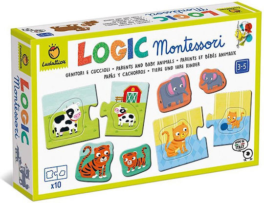 Ludattica Parents & Babies Montessori Educational Game Knowledge for 3-5 Years Old