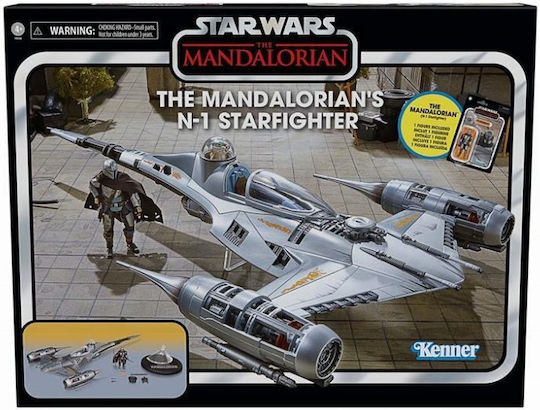 Φigură de acțiune Star Wars The Mandalorian's N-1 Starfighter pentru copii de 4+ ani ani 10cm cm