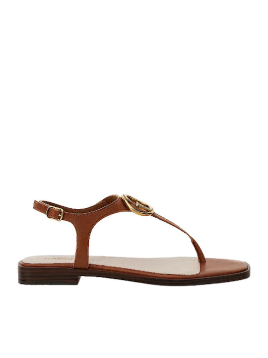 Guess Miry Sandale Casual Damă Din Piele Maro