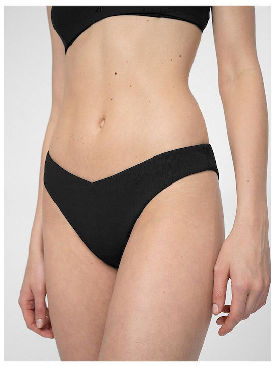 4F Bikini Slip Μαύρο