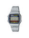 Casio Digital Uhr Chronograph Batterie mit Silber Metallarmband