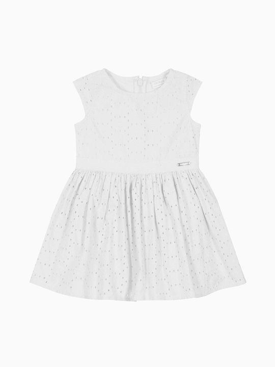 Guess Kids Dress Set with Accessories Sleeveless White