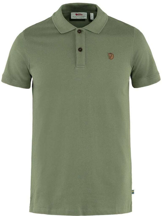 Fjallraven Övik Ανδρικό T-shirt Polo Πράσινο
