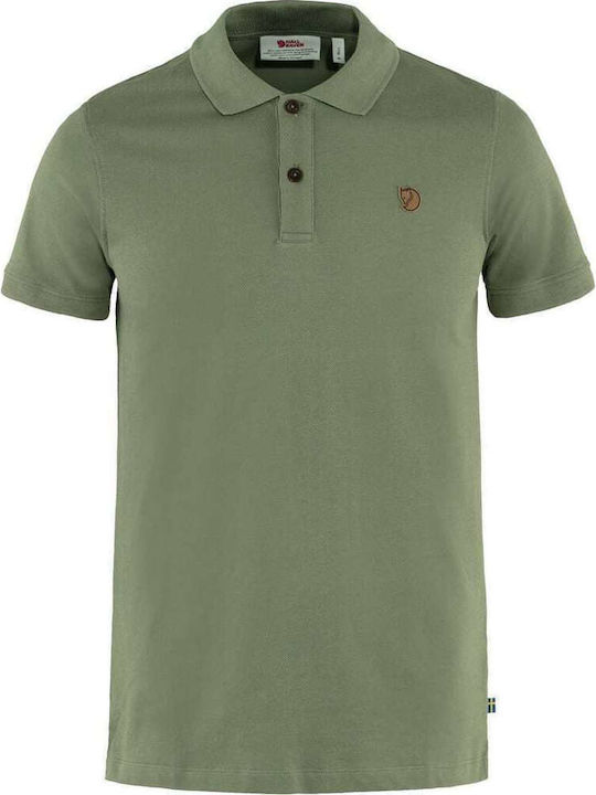 Fjallraven Övik Polo Αθλητικό T-shirt Πράσινο