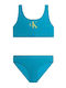 Calvin Klein Costum de baie pentru copii Bikini Turcoaz