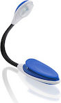 Led reading light | Blue | Plastic | 25x3x3