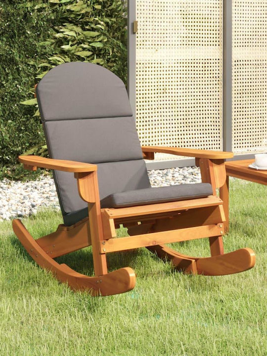Schaukelstuhl Hölzernes Adirondack Braun mit Ki...
