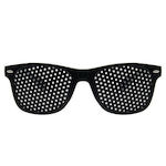 CLA180 Pinhole Glasses Black