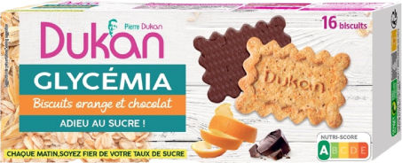 Dukan Biscuits Oats Bran With Topping Orange & Chocolate 1pcs 140gr