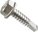 Showood Self-Piercing Wood Bolts Hexagon Metallic with Diameter M6.3 and Length 50mm