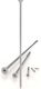 Showood Wood Bolts Torx Metallic with Diameter M5 and Length 70mm