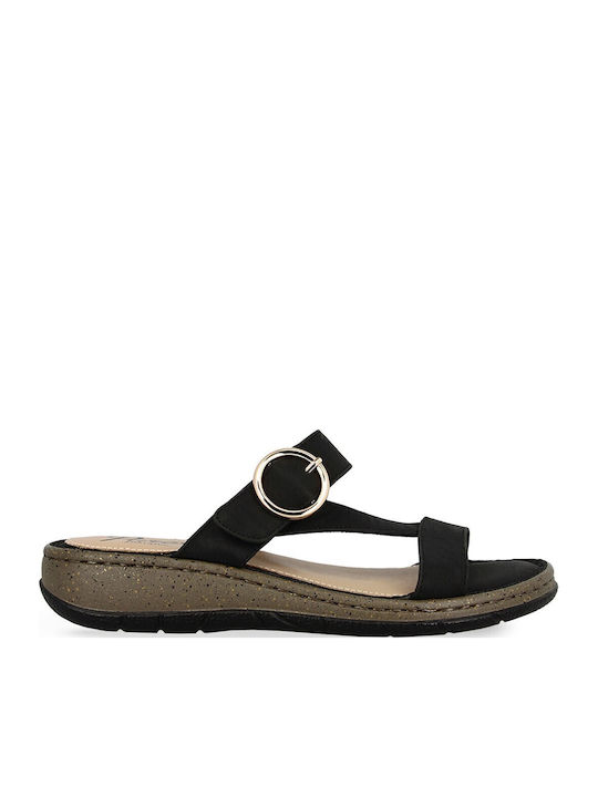 Parex Leder Flache Sandalen für Damen Anatomisc...
