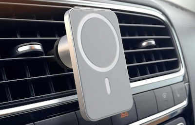 Handyhalterung Auto Charging Pad mit Magnet und Drahtloses Laden Gray