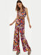 Women's High-waisted Fabric Trousers