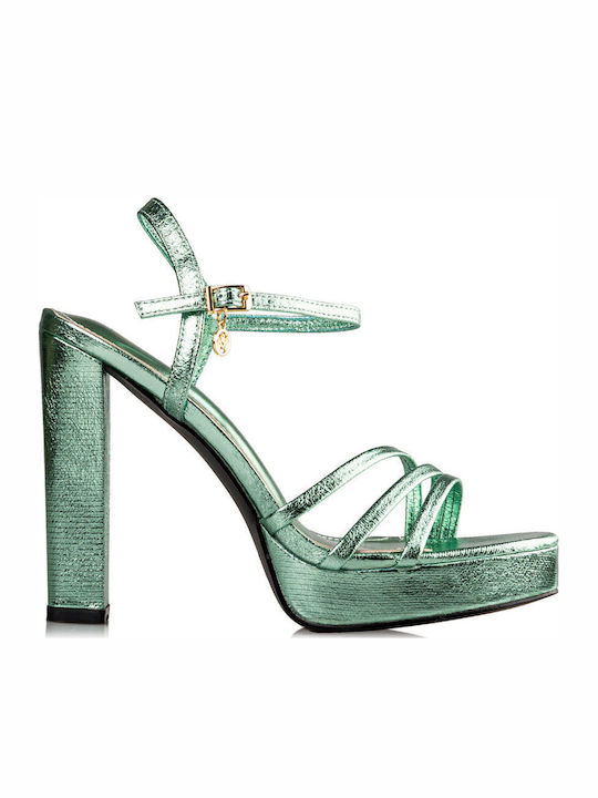 Envie Shoes Πέδιλα Πράσινα