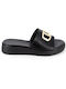 B-Soft Women's Flat Sandals Anatomic in Black Color