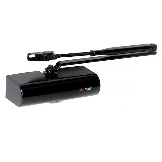 Cisa C1416 Μηχανισμός Επαναφοράς για Πόρτες έως 110cm και 80kg Μαύρος