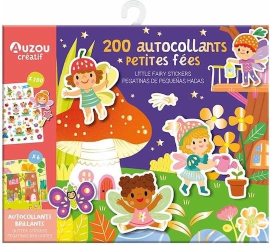Auzou Αυτοκόλλητα Mικρές Νεράιδες 200τμχ