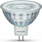 Philips LED Bulbs for Socket GU5.3 and Shape MR16 Natural White 390lm 1pcs