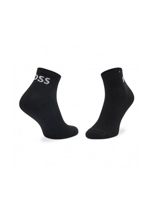 Boss Ανδρικές Μονόχρωμες Κάλτσες Μαύρες 2Pack