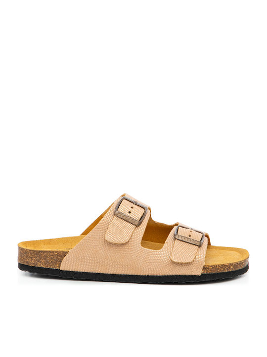 Plakton Γυναικεία Σανδάλια Rosegold