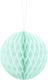 Paper Hanging Ball Honeycomb Mint 1pcs.