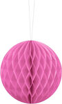 Paper Hanging Ball Honeycomb Fuchsia 1pcs.