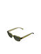 Meller Jamil Sonnenbrillen mit Moss Olive Rahmen und Grün Polarisiert Linse JA-MOSSOLI
