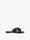 Sandale Casual Damă Din Piele Negru