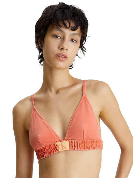 Calvin Klein Bikini Τριγωνάκι Πορτοκαλί