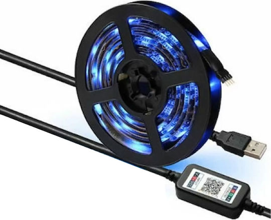 Ezra LED-Streifen USB 5V RGB Licht 2m Typ SMD5050 mit Netzteil