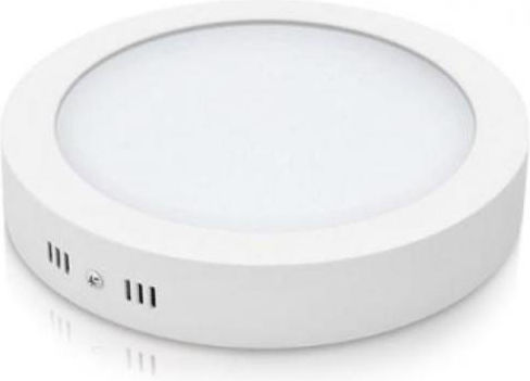 Fos me Кръгла На открито LED Панел 24W с Топло бяло Светлина 3000К 30см.