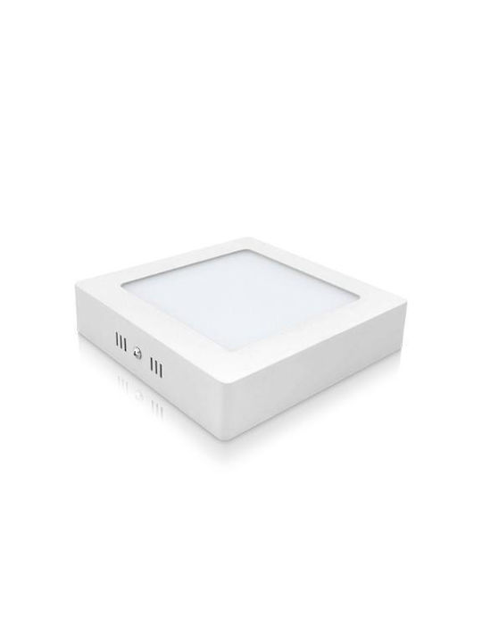 Fos me Pătrat În aer liber Panou LED Putere 24W cu Alb Natural Lumini 30x30cm.