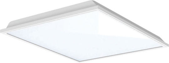 Fos me Square Recessed LED Panel 36W with Cool White Light 6500K 60x60cm