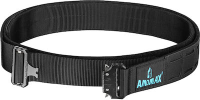 Amomax Military Operational Strap Belt 44.5mm Black