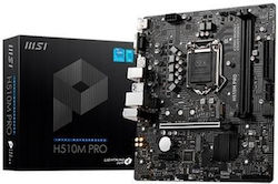 MSI Pro H510M-B Motherboard Micro ATX with Intel 1200 Socket