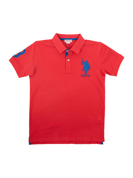Polo pentru copii Cu mânecă scurtă Dirty Pink Fluo