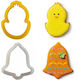 Decora Plastic Cookie Cutter 2pcs